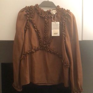 Sezane Elea Blouse Cafe